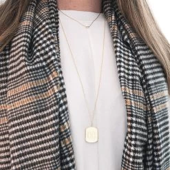 Personalized Photo Necklace -Fashion Clothing Store f2C long gold reversible locket