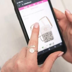 Monogrammed Adjustable Cross Ring -Fashion Clothing Store fOr adjustable cross ring on pointer finger