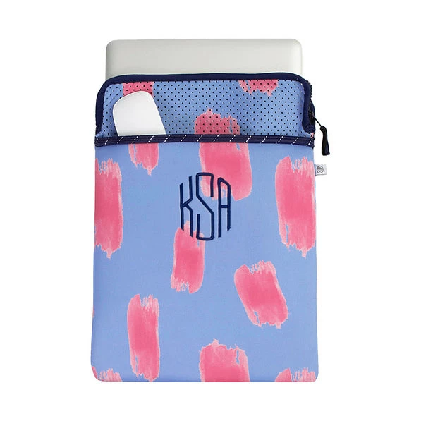 Monogrammed Neoprene Laptop Case 1 Monogrammed Neoprene Laptop Case