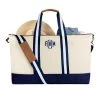 Monogrammed Canvas Weekender