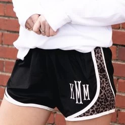Monogrammed Running Shorts