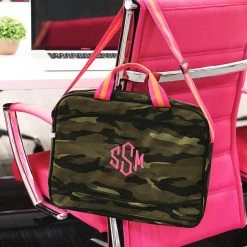 Monogrammed Laptop Bag 12 Monogrammed Laptop Bag -Fashion Clothing Store got Personalized Laptop Bag in Camo hanging on chair new