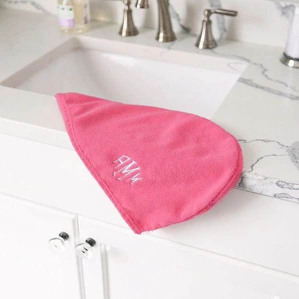 Monogrammed Hair Towel Wrap 4 Monogrammed Hair Towel Wrap - Image 4