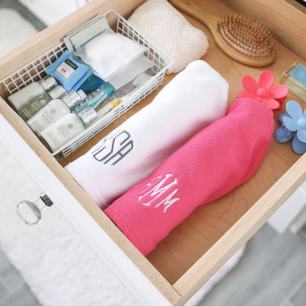 Monogrammed Hair Towel Wrap 2 Monogrammed Hair Towel Wrap - Image 2