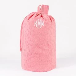 Monogrammed Terry Pool Bag