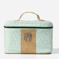 Monogrammed Dottie Train Case