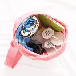 Monogrammed Terry Pool Bag 16 Monogrammed Terry Pool Bag -Fashion Clothing Store hMu monogrammed pool bag in pink leopard open with accessories