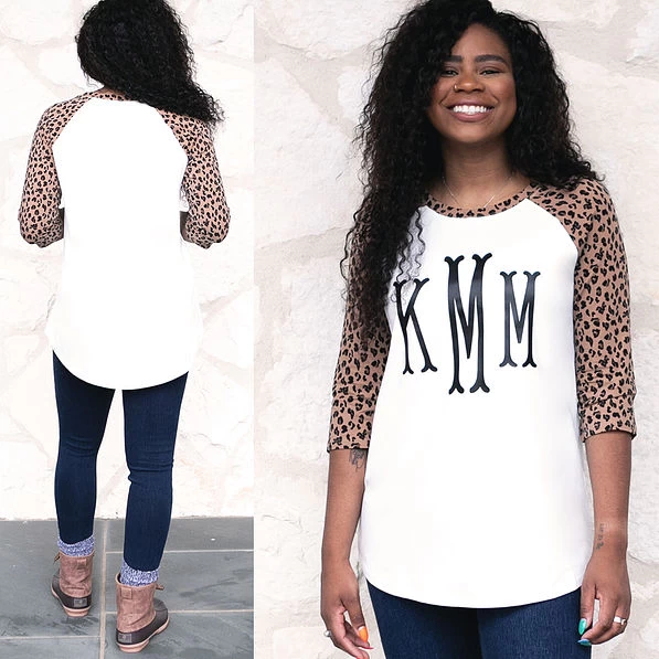 Monogrammed Raglan Tunic 6 Monogrammed Raglan Tunic - Image 6