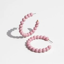 Beaded Hoop Earrings