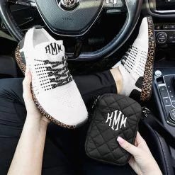 Monogrammed Leopard Bottom Sneakers -Fashion Clothing Store jJ0 car shoefie of cheetah leopard bottom sneakers