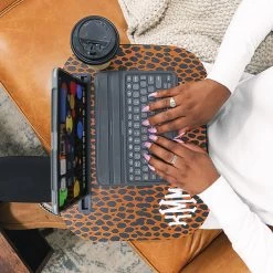 Monogrammed Lap Desk -Fashion Clothing Store jWf birds eye view of caramel dottie lap desk