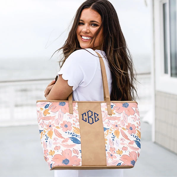 Monogrammed Canvas Tote Bag 6 Monogrammed Canvas Tote Bag - Image 6