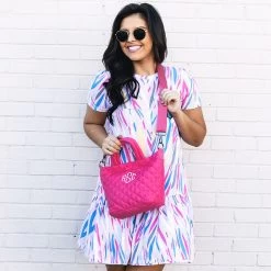 Monogrammed Diamond Quilted Crossbody 13 Monogrammed Diamond Quilted Crossbody -Fashion Clothing Store jwR hot pink diamond quilted crossbody