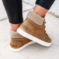 Monogrammed High Top Sneakers -Fashion Clothing Store keV back of high top sneakers