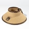 Monogrammed Packable Straw Visor