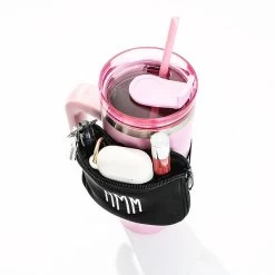 Monogrammed Water Bottle Belt Bag 13 Monogrammed Water Bottle Belt Bag -Fashion Clothing Store l1o black water bottle belt bag on blush tumbler