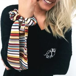 Scrunchie Scarf 11 Scrunchie Scarf -Fashion Clothing Store lH7 satin striped scrunchie in stripes