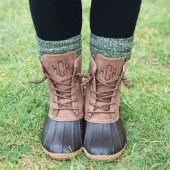 Pack Of Duck Boot Socks -Fashion Clothing Store lfW olive duck boot socks with brown duck boots