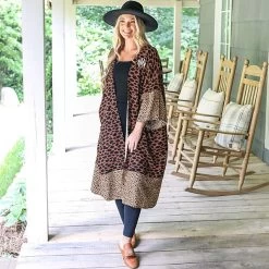 Monogrammed Duster 13 Monogrammed Duster -Fashion Clothing Store loZ camel leopard dottie monogrammed duster with leggings