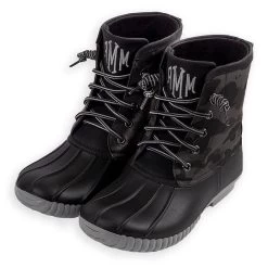 Monogrammed Camo Duck Boots