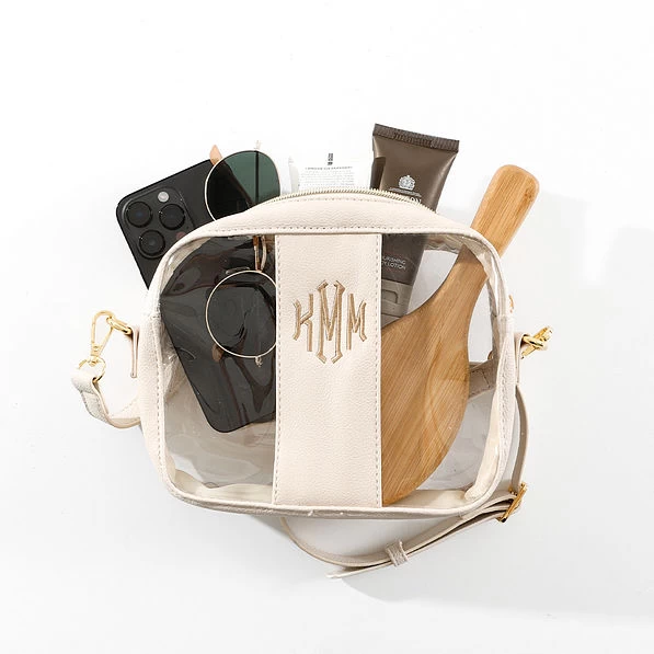 Monogrammed Clear Stadium Crossbody Bag 3 Monogrammed Clear Stadium Crossbody Bag - Image 3