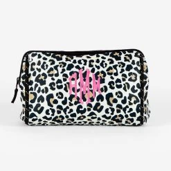 Monogrammed Neoprene Cosmetic Case