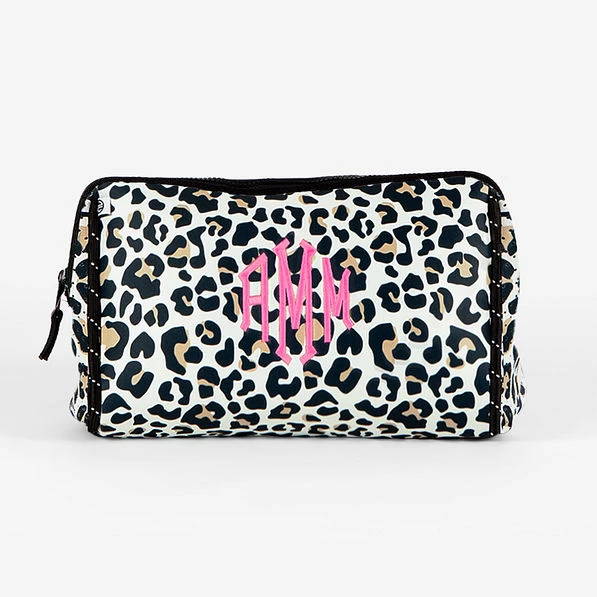 Monogrammed Neoprene Cosmetic Case 1 Monogrammed Neoprene Cosmetic Case