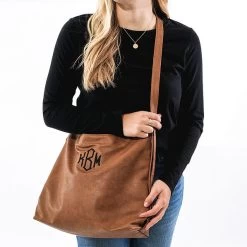 Monogrammed Convertible Backpack 9 Monogrammed Convertible Backpack -Fashion Clothing Store mDM brown convertible backpack as crossbody