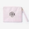 Monogrammed Wristlet Pouch