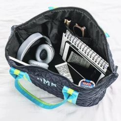 Monogrammed Puffer Tote Bag 15 Monogrammed Puffer Tote Bag -Fashion Clothing Store mke inside of black camo puffer tote bag