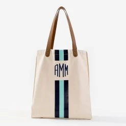 Monogrammed Canvas Bag