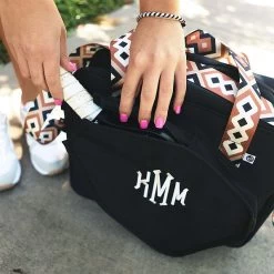 Monogrammed Pickleball Tote 21 Monogrammed Pickleball Tote -Fashion Clothing Store mxA placing padle into zipper compartment