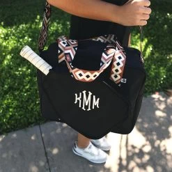 Monogrammed Pickleball Tote 17 Monogrammed Pickleball Tote -Fashion Clothing Store mxA sienna pickleball tote on shoulder