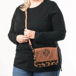 Monogrammed Crossbody 9 Monogrammed Crossbody -Fashion Clothing Store mzX leopard crossbody on plus size model