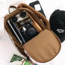 Monogrammed Mini Sherpa Backpack -Fashion Clothing Store o6Q inside of mini sherpa backpack