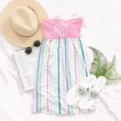 Monogrammed Beach Cover Up 8 Monogrammed Beach Cover Up -Fashion Clothing Store oP0 beach cover up in whimsy stripes ootd