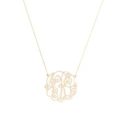 Monogrammed Lacey Necklace