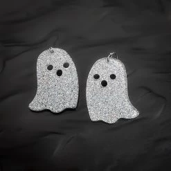 Ghost Earrings -Fashion Clothing Store opd ghost earrings on black sheet