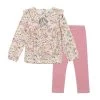 Monogrammed Kids Ruffle Set