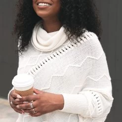 Poncho Sweater 10 Poncho Sweater -Fashion Clothing Store pvs ivory textured cowl neck poncho sweater