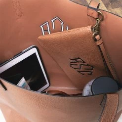 Monogrammed Basic Tote Bag -Fashion Clothing Store q0i basic tote bag with wristlet