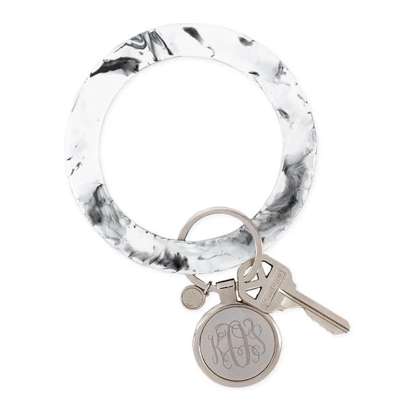 Monogrammed Large Key Ring 1 Monogrammed Large Key Ring