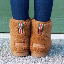 Kids Sherpa Boots -Fashion Clothing Store qhW back of kids sherpa boots