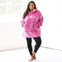Monogrammed Blanket Hoodie 7 Monogrammed Blanket Hoodie -Fashion Clothing Store qke hot pink blanket hoodie white studio
