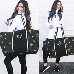 Monogrammed Extra Large Tote Bag -Fashion Clothing Store s6U split of cheetah stars extra large tote bag