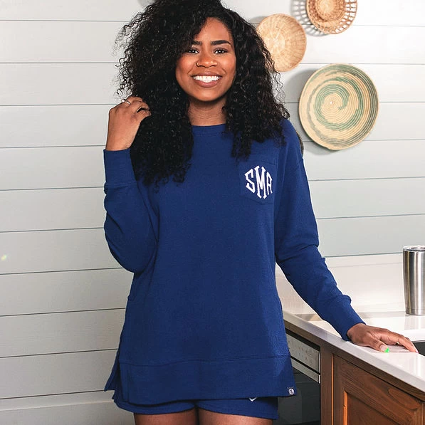 Monogrammed Coastal Crewneck 2 Monogrammed Coastal Crewneck - Image 2