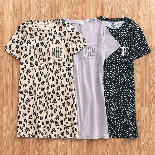 Monogrammed T-Shirt Dress 3 Monogrammed T-Shirt Dress - Image 3