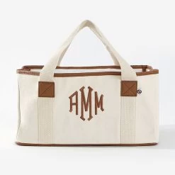 Monogrammed Stair Basket