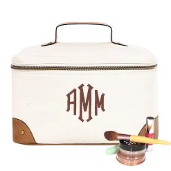 Monogrammed Vintage Train Case