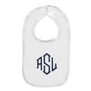 Monogrammed Baby Bib